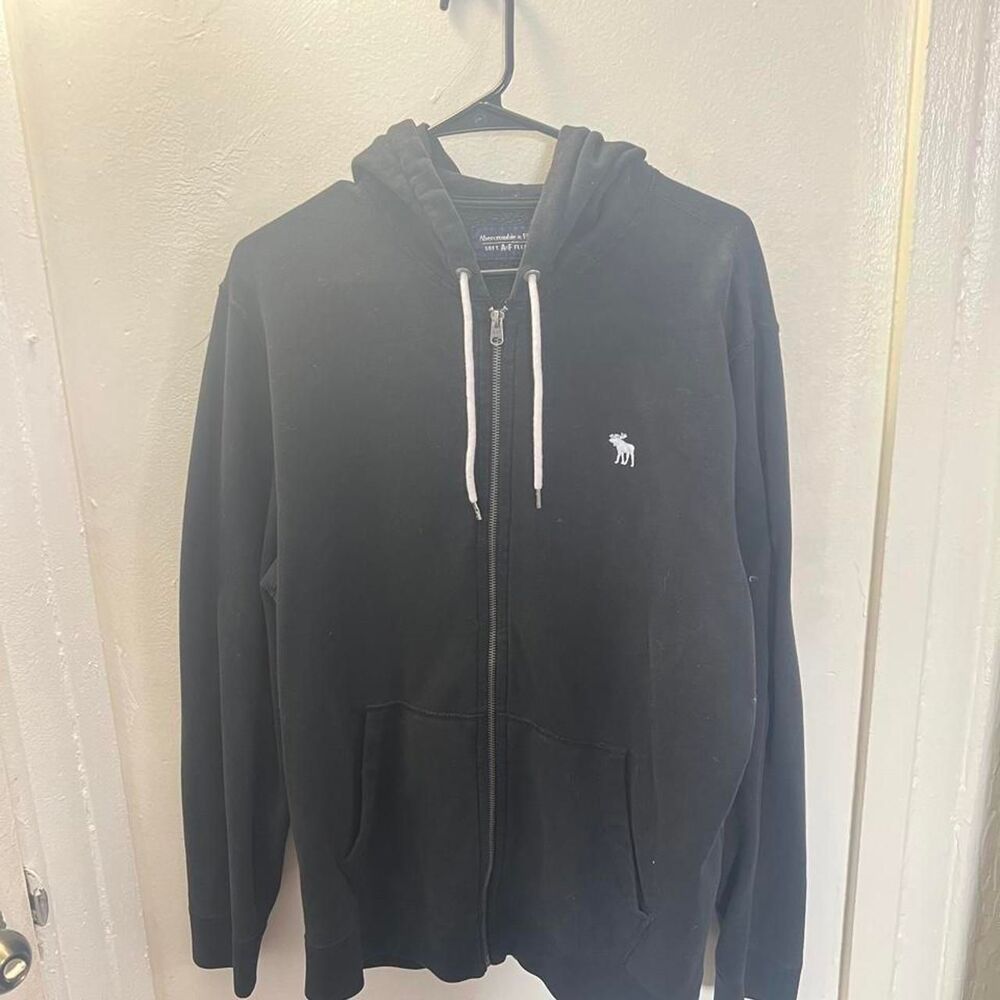 Abercrombie-fitch Men's Black Hoodie